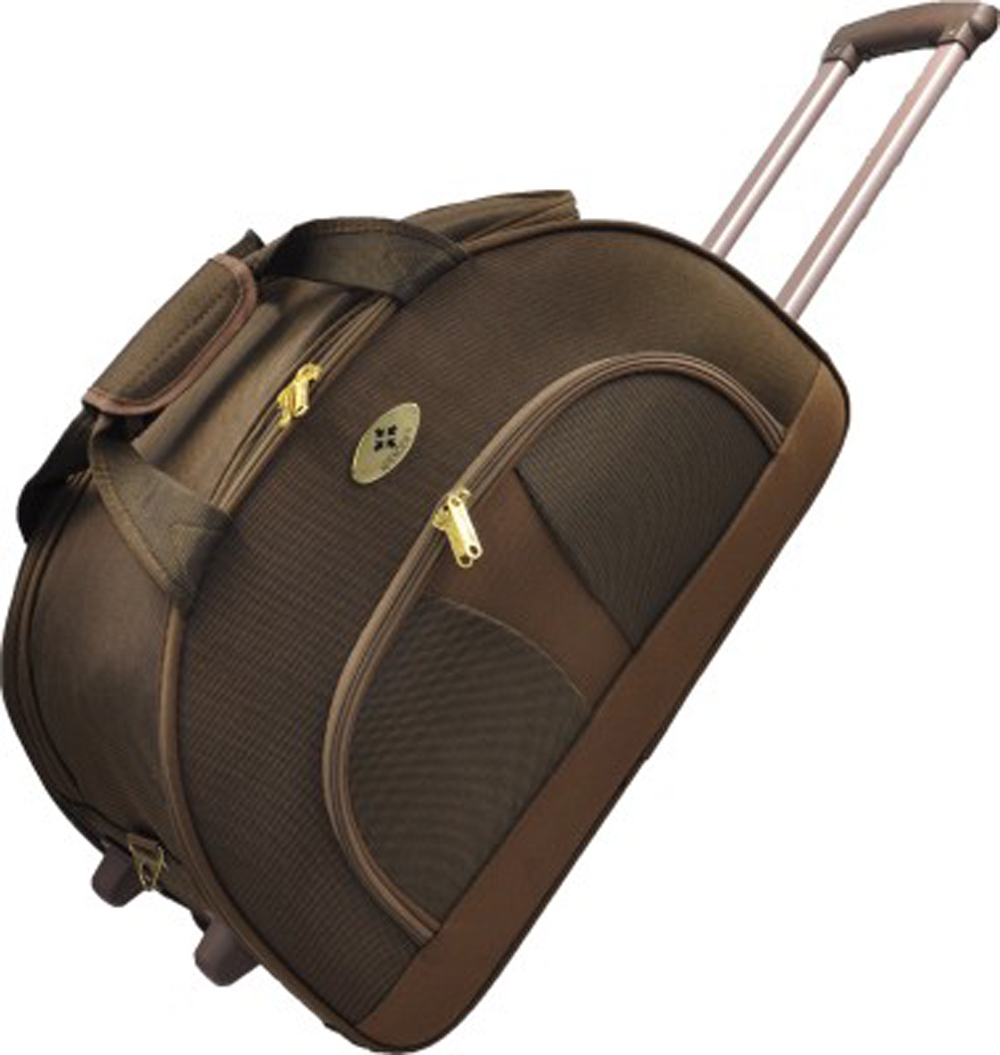 City Bag Brown Duffle Trolley Bag Set, Size: 41 X 22 X 34 cm (hxdxw) at Rs  1450/set in Ahmedabad